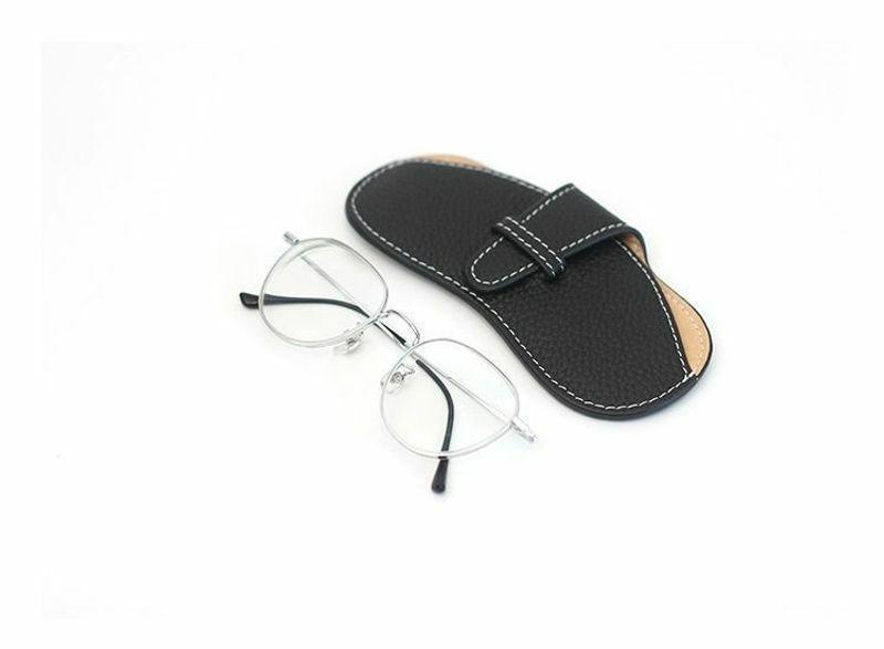 Glasses Accessories | classic style commute solid color pu leather unisex glasses pouch Glasses Glasses Accessories