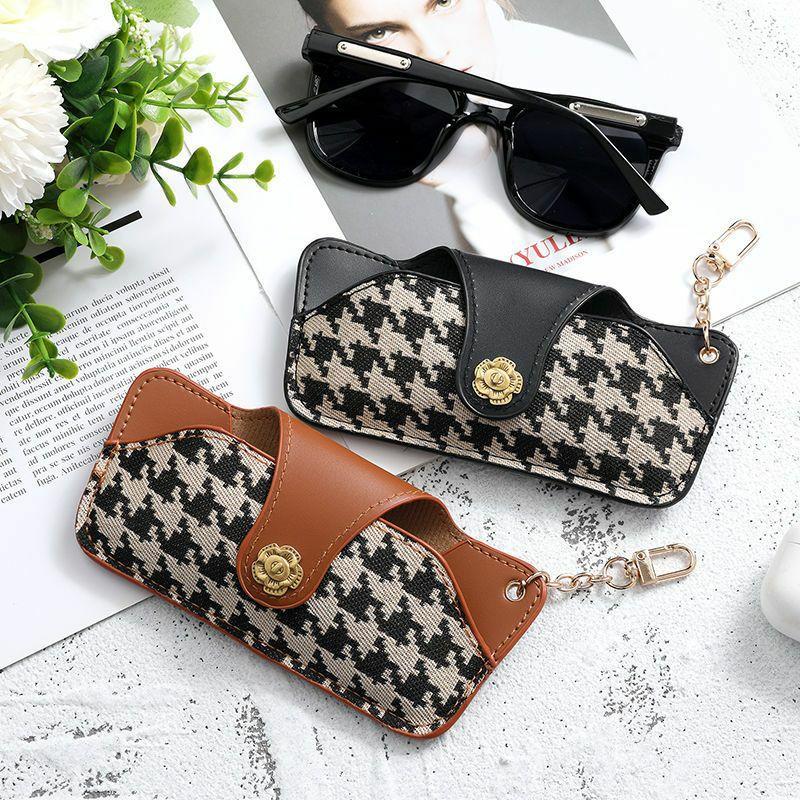 Glasses Accessories | classical color block pu leather unisex glasses pouch Glasses Glasses Accessories