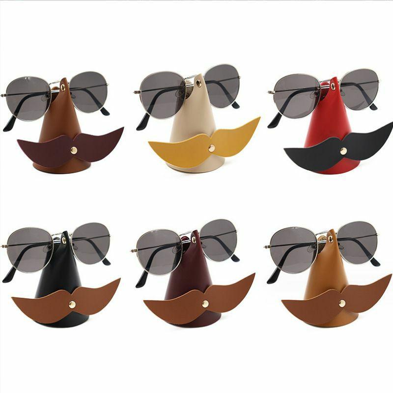 Glasses Accessories | cute funny beard leather unisex glasses storage clip Glasses Glasses Accessories