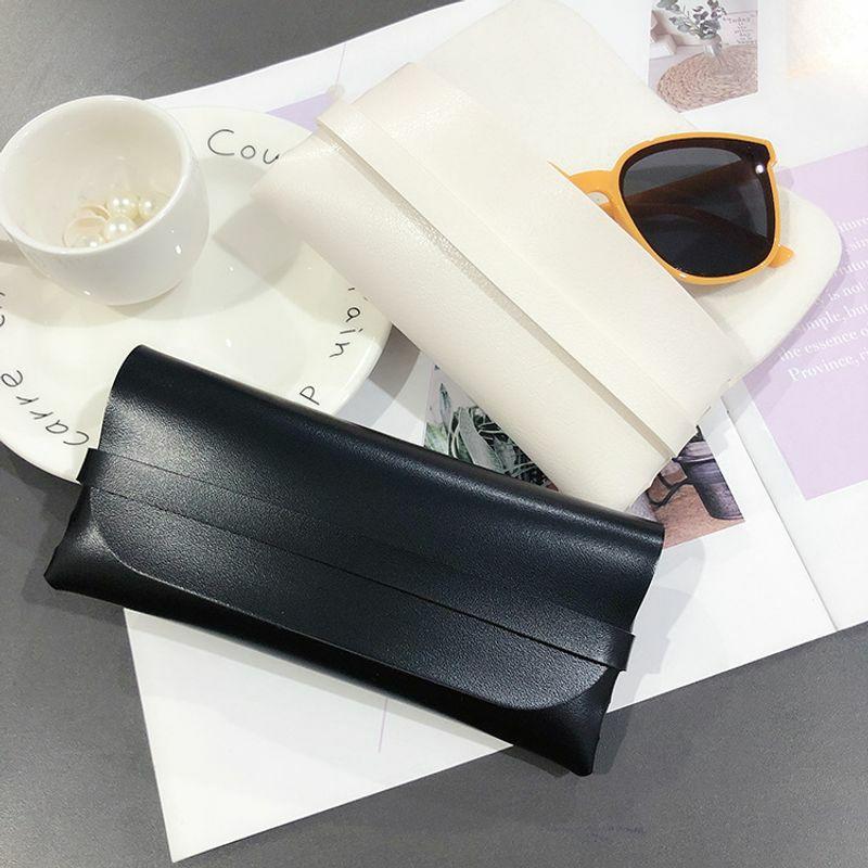 Glasses Accessories | leather handmade glasses case durable portable cassette sunglasses case pvc leather eyeglasses glasses soft bag wholesale Glasses Glasses Accessories