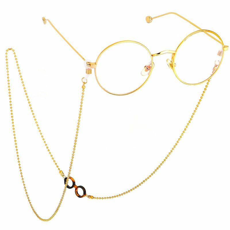 Glasses Chain | acetate leopard glasses chain alloy  alloy nhbc137211 Glasses Glasses Chain