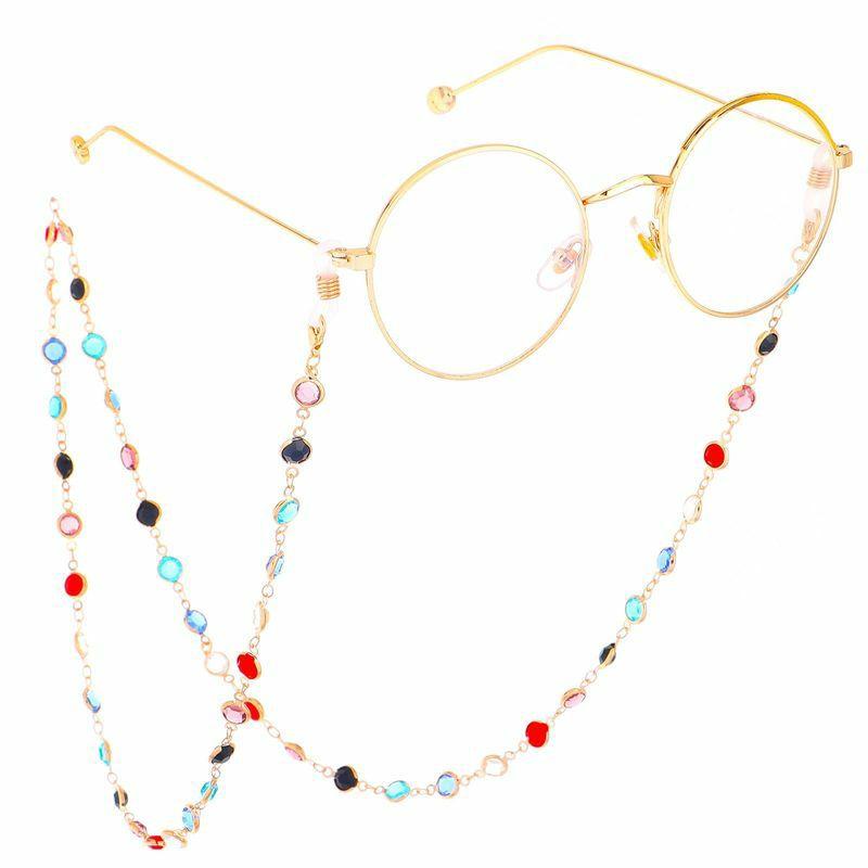 Glasses Chain | colorful glass beads handmade glasses chain nhbc131091 Glasses Glasses Chain