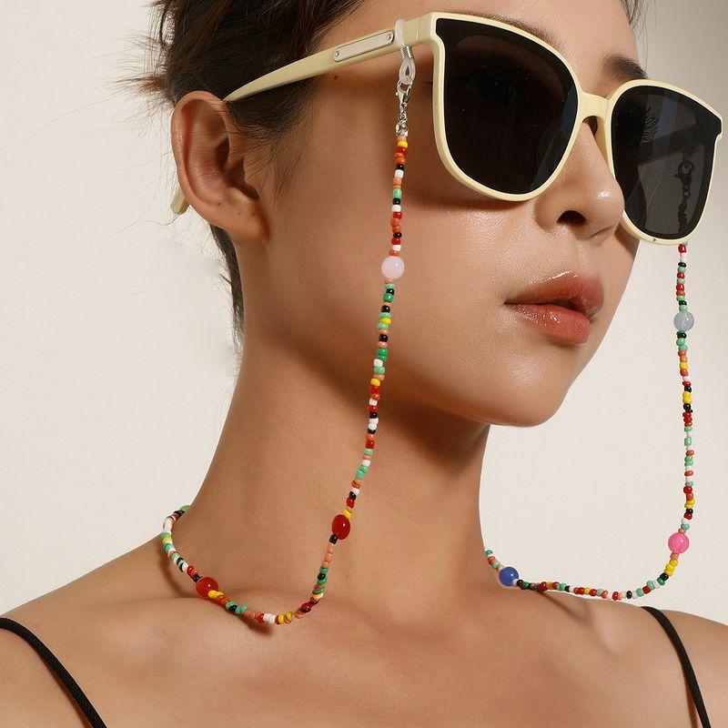 Glasses Chain | Elegant Sexy Color Block Plastic Glasses Chain Glasses Glasses Chain