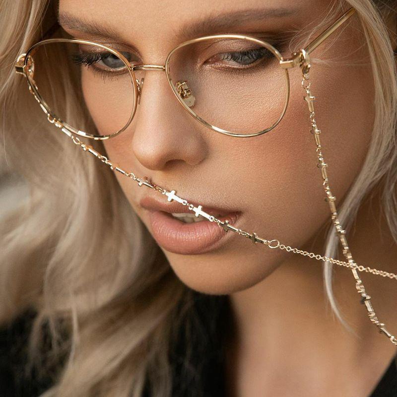 Glasses Chain | Elegant Sexy Cross Alloy Glasses Chain Glasses Glasses Chain