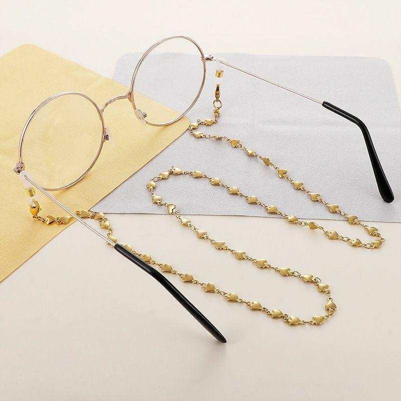 Glasses Chain | elegant solid color titanium steel women’s glasses chain Glasses Glasses Chain