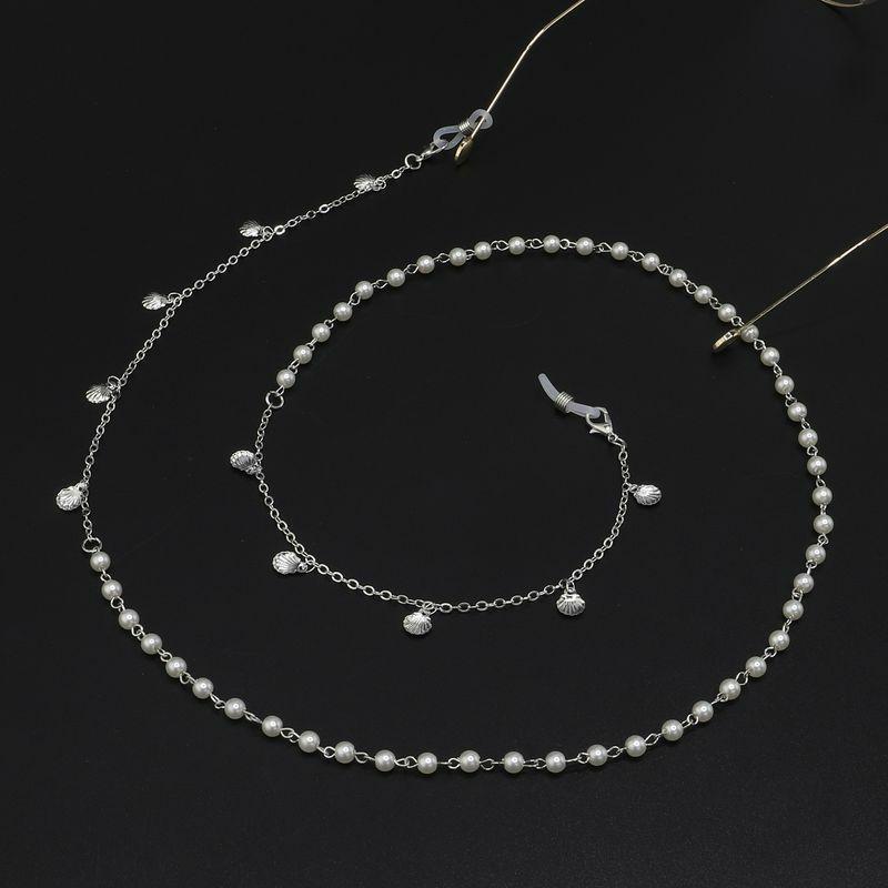 Glasses Chain | fashion chain silver pearl shell glasses chain reading glasses anti-lost chain Glasses Glasses Chain