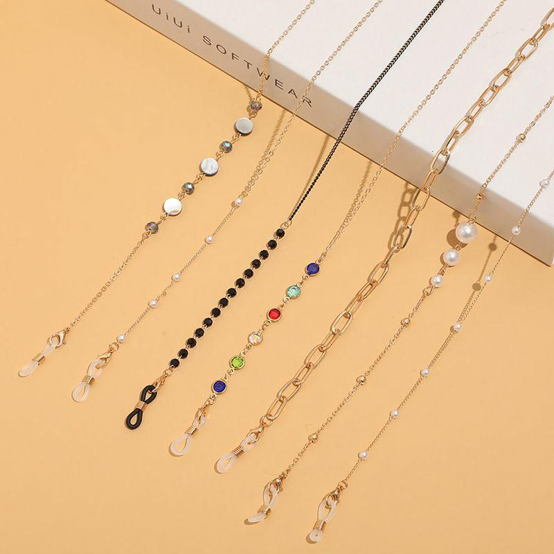 Glasses Chain | fashion geometric alloy shell women’s glasses chain Glasses Glasses Chain