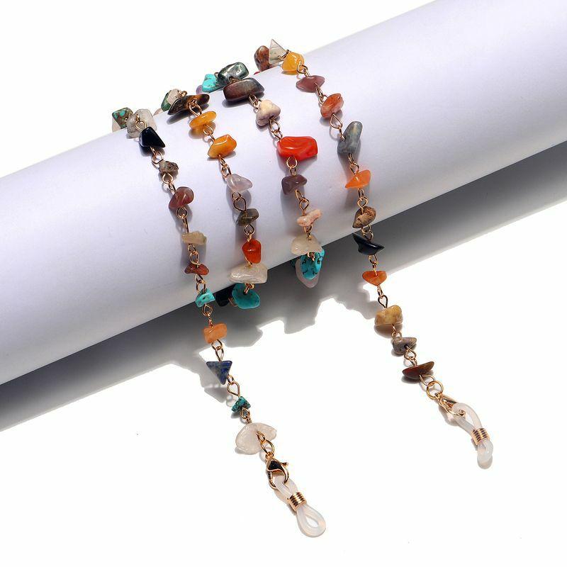 Glasses Chain | fashion natural colorful stone glasses chain Glasses Glasses Chain