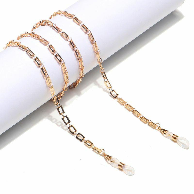 Glasses Chain | fashion simple color preserving copper rectangular glasses chain Glasses Glasses Chain