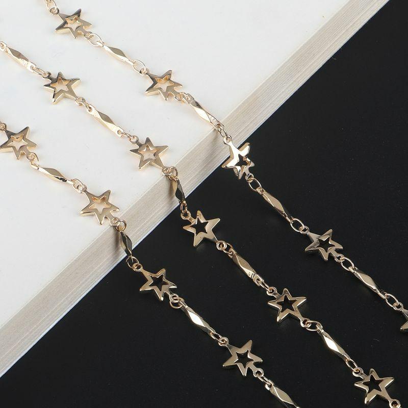 Glasses Chain | fashion simple copper star glasses chain Glasses Glasses Chain