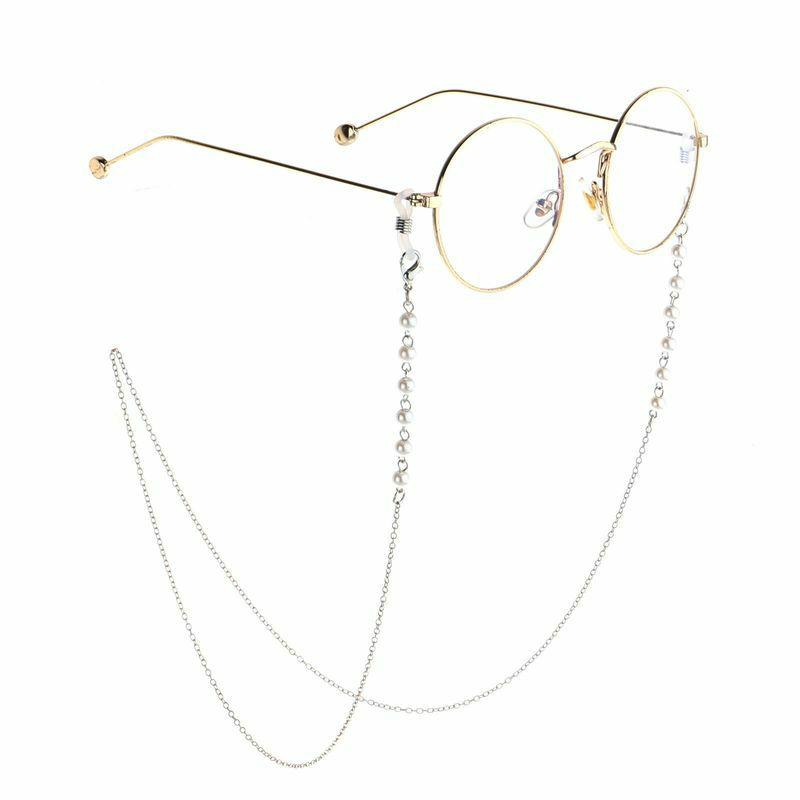 Glasses Chain | fashion simple pearl chain metal glasses chain nhbc153897 Glasses Glasses Chain