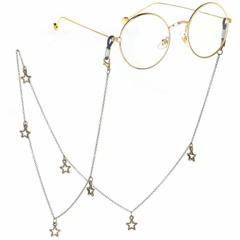 Glasses Chain | fashion stars handmade metal glasses chain nhbc131081 Glasses Glasses Chain