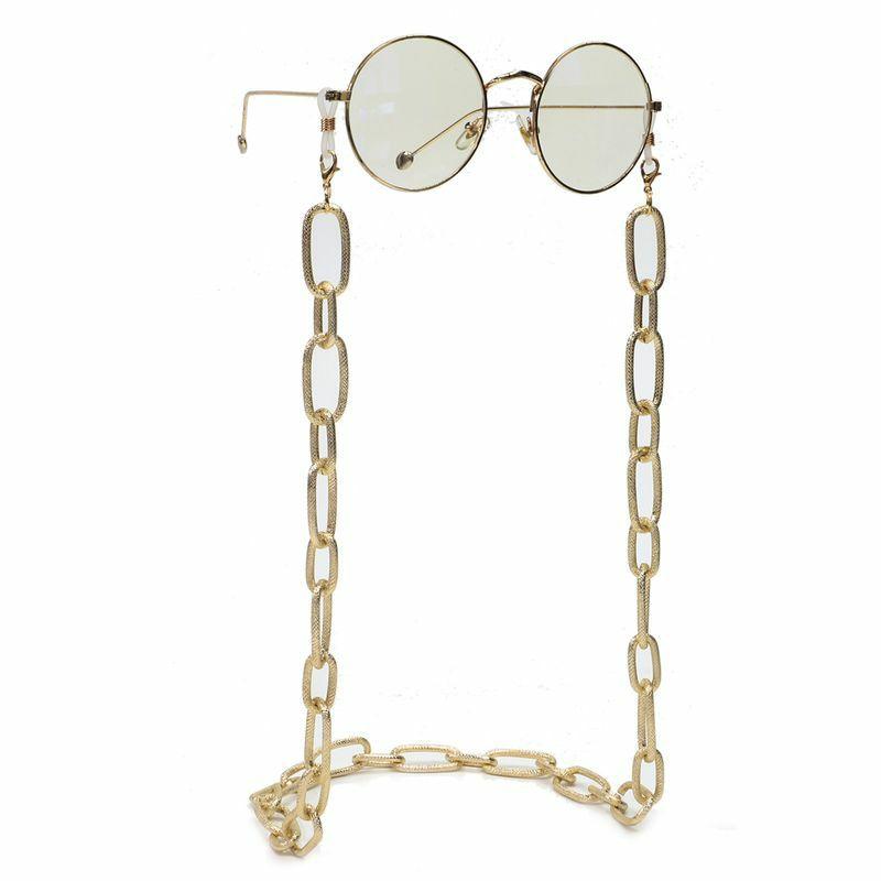 Glasses Chain | fashionable and simple color retention gold thick aluminum chain glasses rope metal glasses chain wholesale nihaojewelry Glasses Glasses Chain