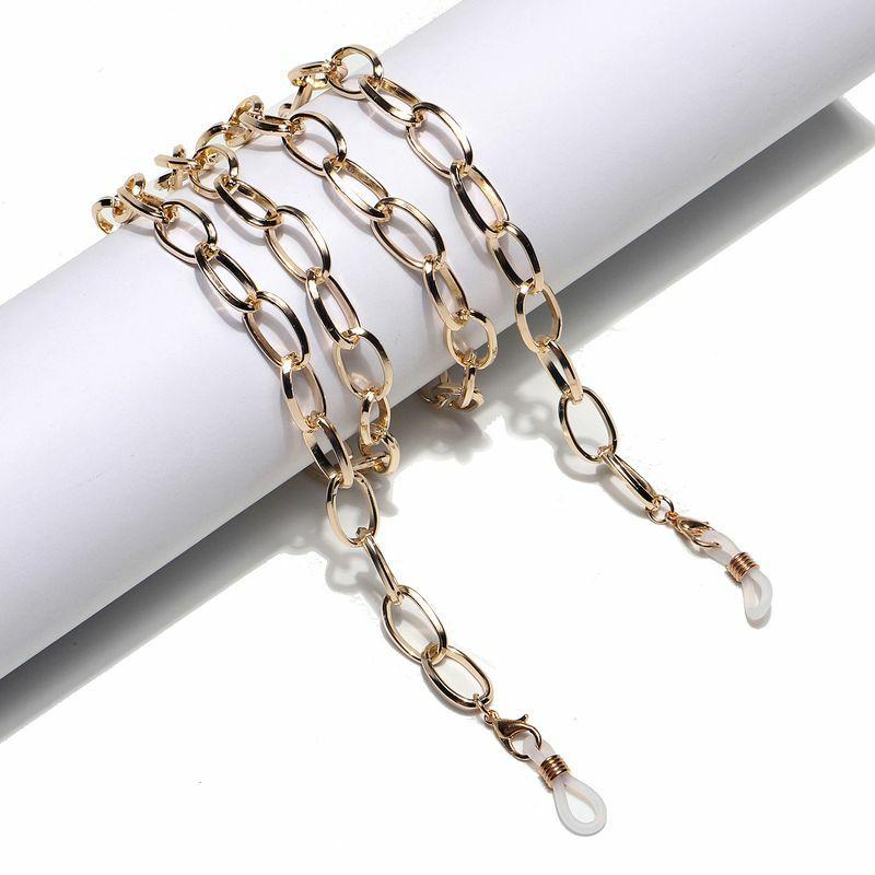 Glasses Chain | fashionable and simple color retention gold thick aluminum chain glasses rope metal glasses chain wholesale nihaojewelry Glasses Glasses Chain