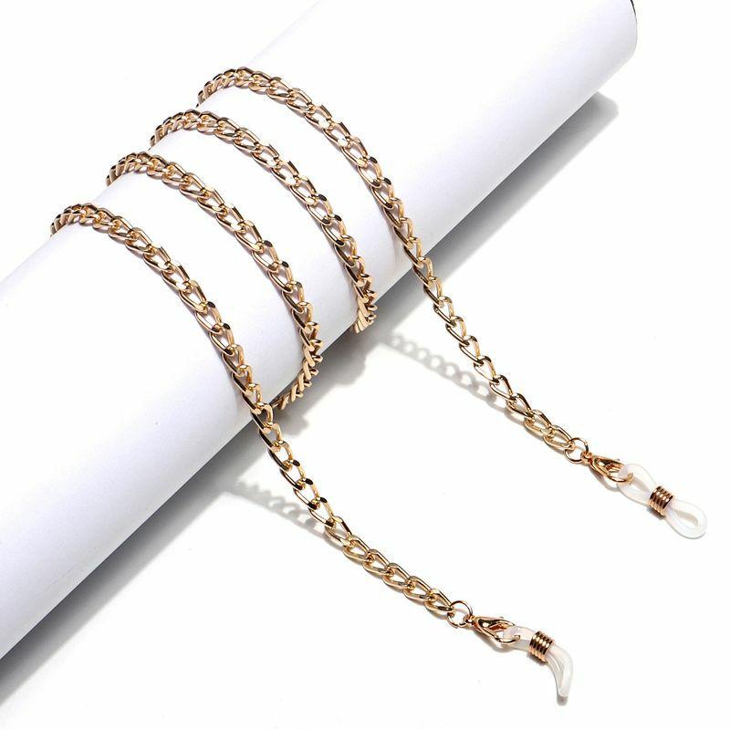 Glasses Chain | fashionable and simple color retention gold thin aluminum chain glasses rope metal glasses chain wholesale nihaojewelry Glasses Glasses Chain