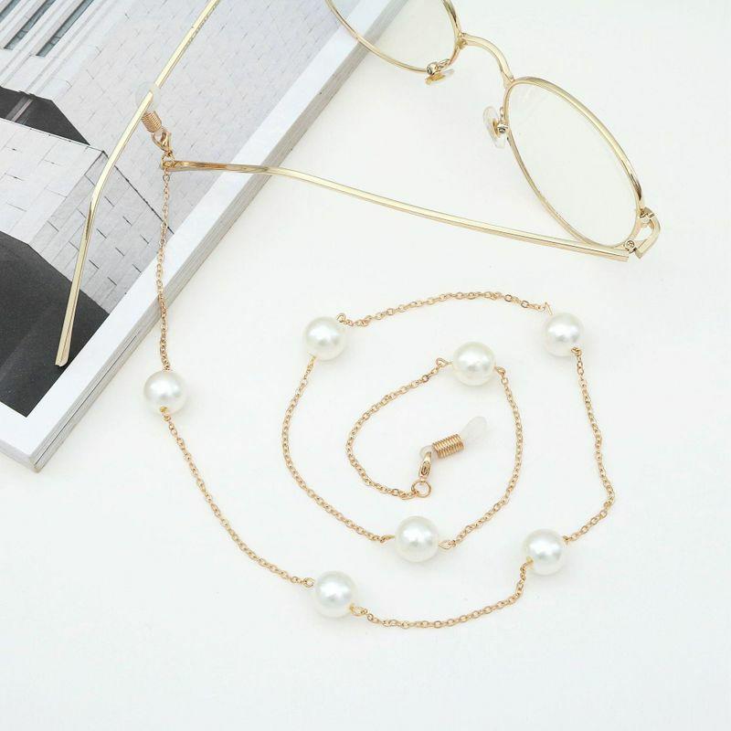 Glasses Chain | large beads metal glasses chain nhbc131049 Glasses Glasses Chain