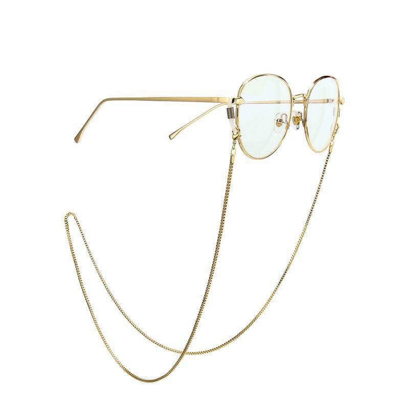 Glasses Chain | metal sun eyeglasses chain travel fashion sunglasses non-slip lanyard eyeglasses chain anti-lost golden weini Glasses Glasses Chain