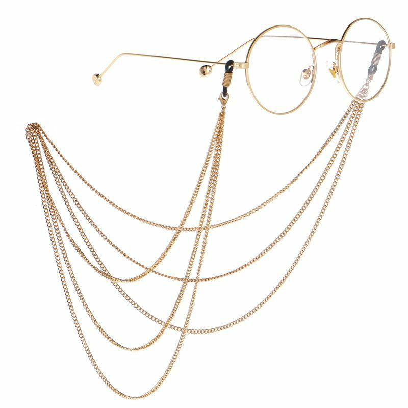 Glasses Chain | multi-layer tassel metal glasses chain nhbc131097 Glasses Glasses Chain