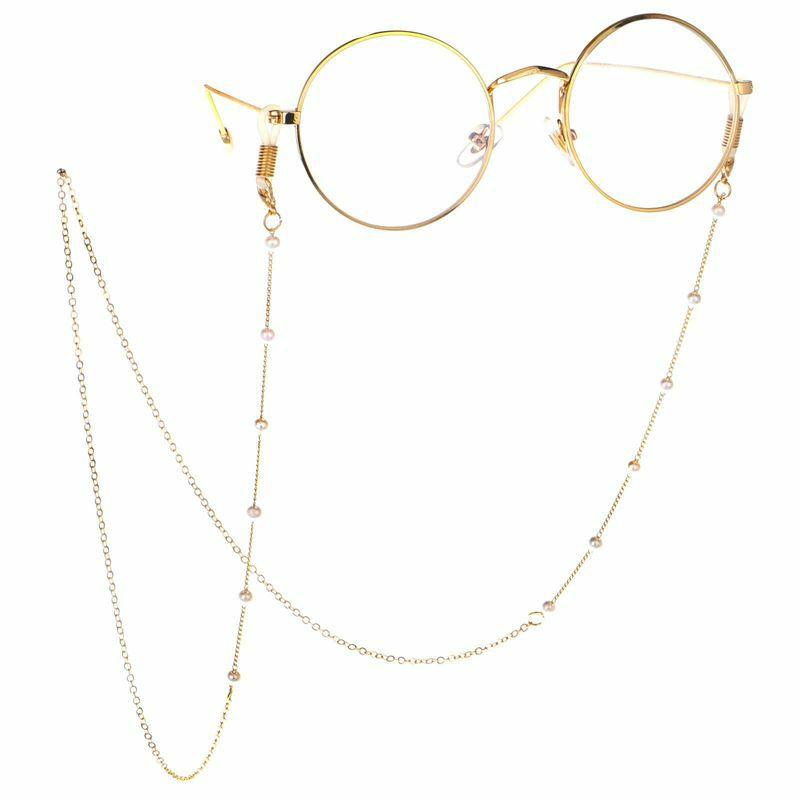 Glasses Chain | new golden pearl glasses chain nhbc151496 Glasses Glasses Chain