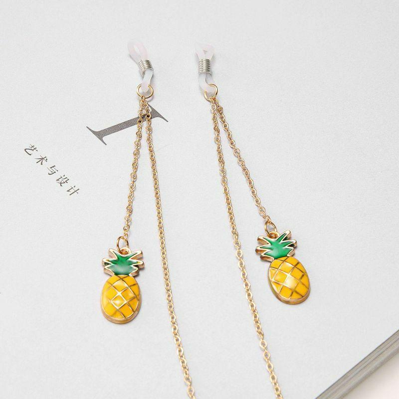 Glasses Chain | pineapple pendant metal glasses chain nhbc131056 Glasses Glasses Chain