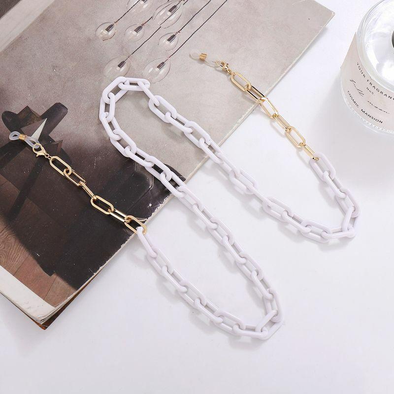 Glasses Chain | punk streetwear solid color arylic women’s glasses chain Glasses Glasses Chain