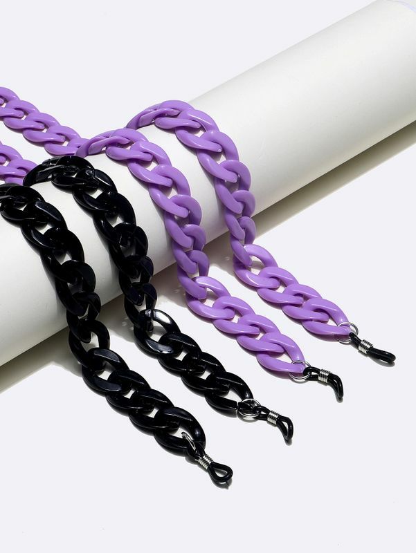 Glasses Chain | simple fashion black purple 2 piece glasses string wholesale nihaojewelry Glasses Glasses Chain