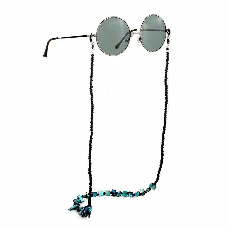 Glasses Chain | simple new handmade beaded shell girl sunglasses chain silver glasses rope wholesale Glasses Glasses Chain