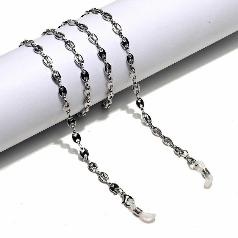 Glasses Chain | simple stainless steel pig nose glasses chain Glasses Glasses Chain