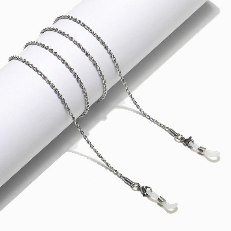 Glasses Chain | twisted stainless steel chain sunglasses chain color non-slip hanging chain glasses chain wholesale nihaojewelry Glasses Glasses Chain