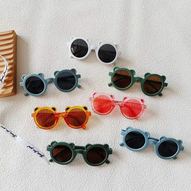 Kids Sunglasses | Casual Cartoon Style Animal Pc Resin Round Frame Full Frame Kids Sunglasses Glasses Kids Sunglasses