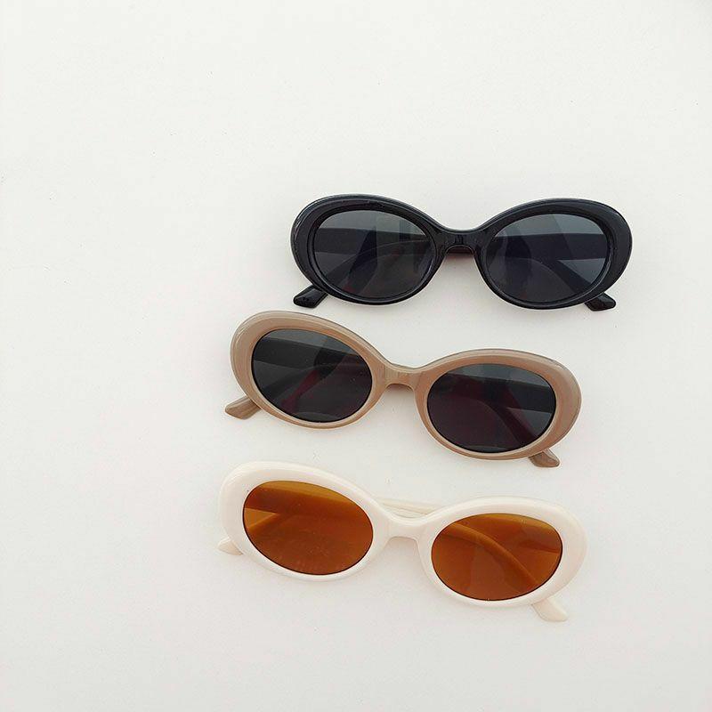 Kids Sunglasses | IG Style Y2K Cute Star Solid Color Resin Oval Frame Full Frame Kids Sunglasses Glasses Kids Sunglasses