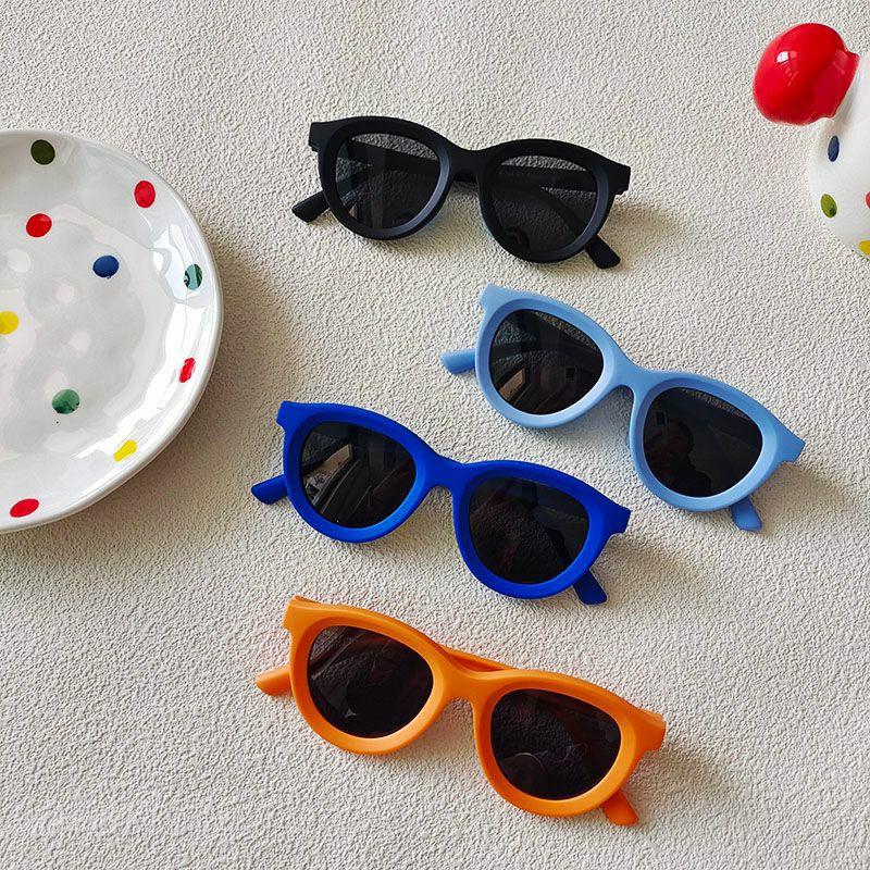 Kids Sunglasses | Vacation Color Block Pc Resin Oval Frame Full Frame Kids Sunglasses Glasses Kids Sunglasses