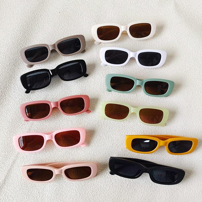 Kids Sunglasses | vacation simple style geometric pc resin oval frame full frame kids sunglasses Glasses Kids Sunglasses