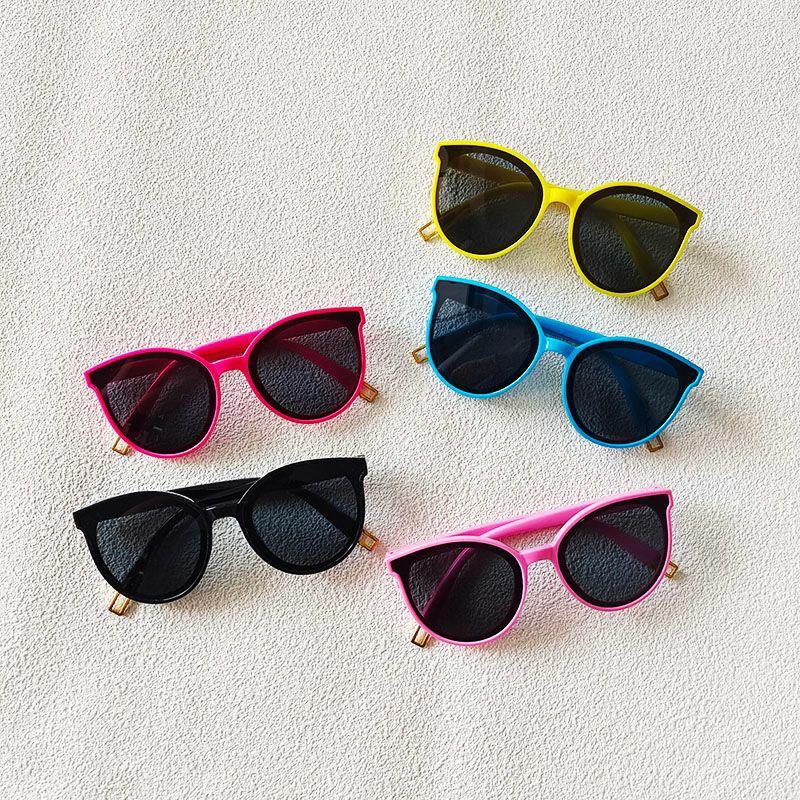 Kids Sunglasses | Vacation Simple Style Oval Pc Oval Frame Full Frame Kids Sunglasses Glasses Kids Sunglasses