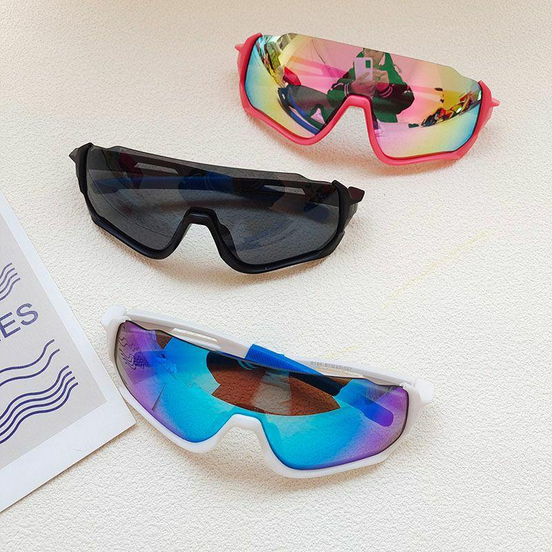 Kids Sunglasses | Y2K Casual Sports Solid Color Pc Resin Avaitor Half Frame Kids Sunglasses Glasses Kids Sunglasses