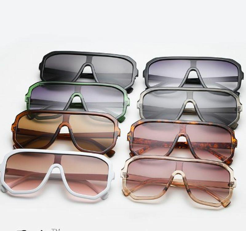 Men’s Sunglasses | casual simple style gradient color solid color pc square full frame men’s sunglasses Glasses Men's Sunglasses