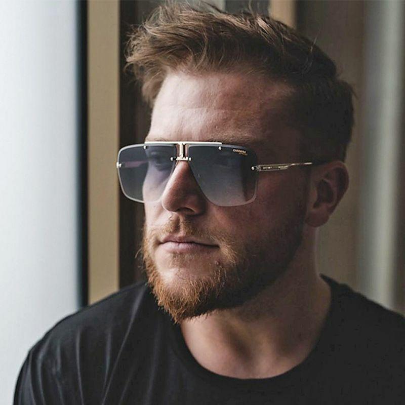 Men’s Sunglasses | fashion anti-blue prevent glare rimless square glasses wholesale Glasses Men's Sunglasses