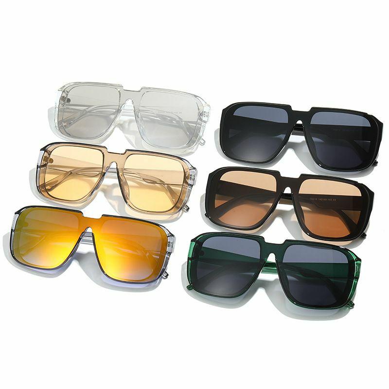 Men’s Sunglasses | fashion solid color pc square patchwork full frame men’s sunglasses Glasses Men's Sunglasses