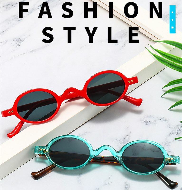 Men’s Sunglasses | funny simple style color block ac oval frame full frame men’s sunglasses Glasses Men's Sunglasses