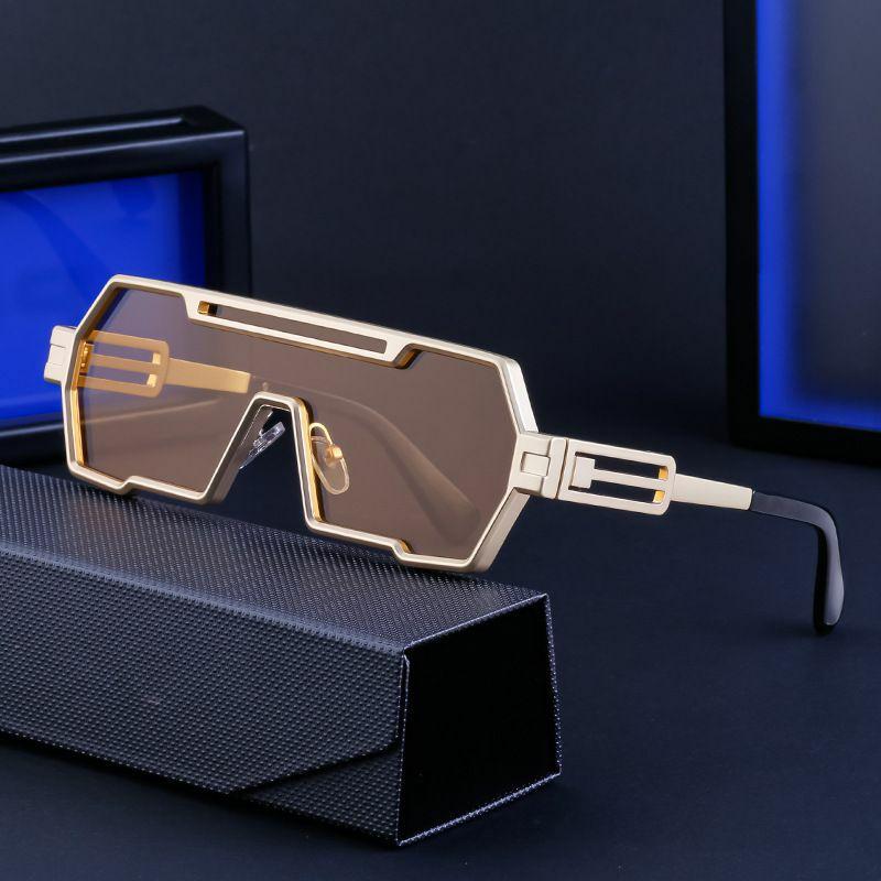 Men’s Sunglasses | hip-hop punk solid color pc square full frame men’s sunglasses Glasses Men's Sunglasses