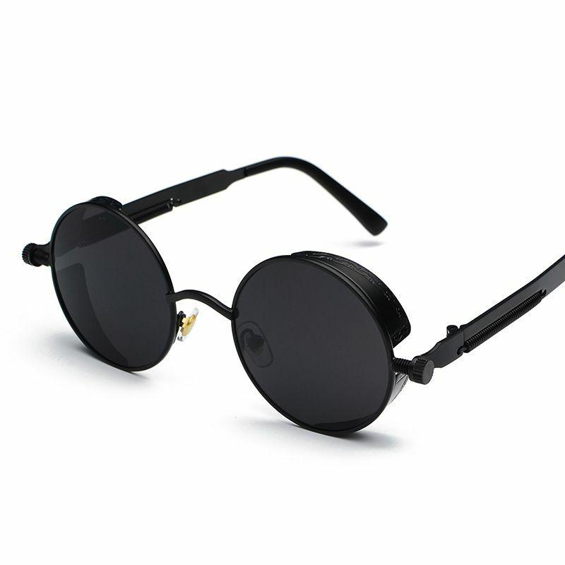 Men’s Sunglasses | hip-hop punk streetwear round pc round frame full frame men’s sunglasses Glasses Men's Sunglasses