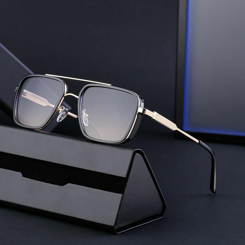 Men’s Sunglasses | ig style geometric pc square full frame men’s sunglasses Glasses Men's Sunglasses