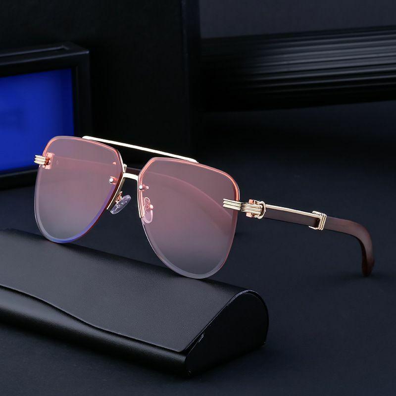 Men’s Sunglasses | IG Style Modern Style Geometric Pc toad glasses Frameless Sunglasses Glasses Men's Sunglasses