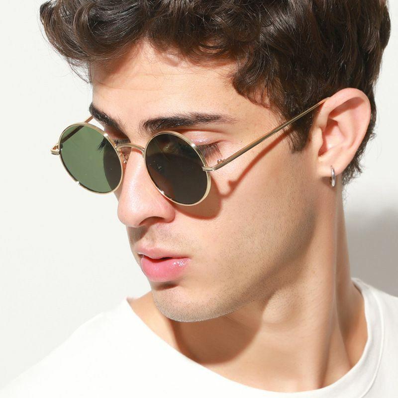 Men’s Sunglasses | retro style new metal small round frame sunglasses Glasses Men's Sunglasses