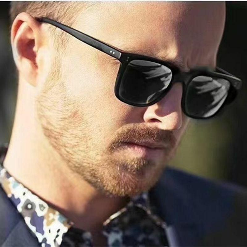 Men’s Sunglasses | retro zebra leopard ac square full frame men’s sunglasses Glasses Men's Sunglasses