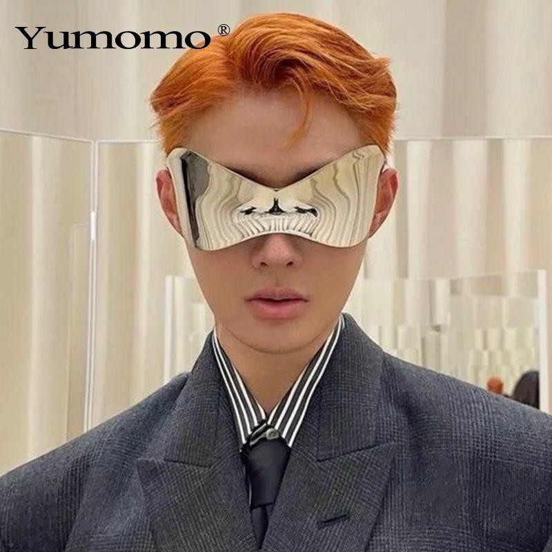 Men’s Sunglasses | y2k punk geometric pc polygon frameless men’s sunglasses Glasses Men's Sunglasses