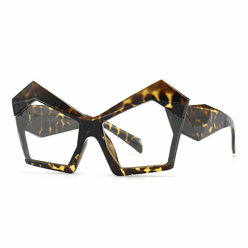 Optical Glasses | anti-blu-ray cat eye polygonal cross-border modern glamour flat glasses Glasses Optical Glasses