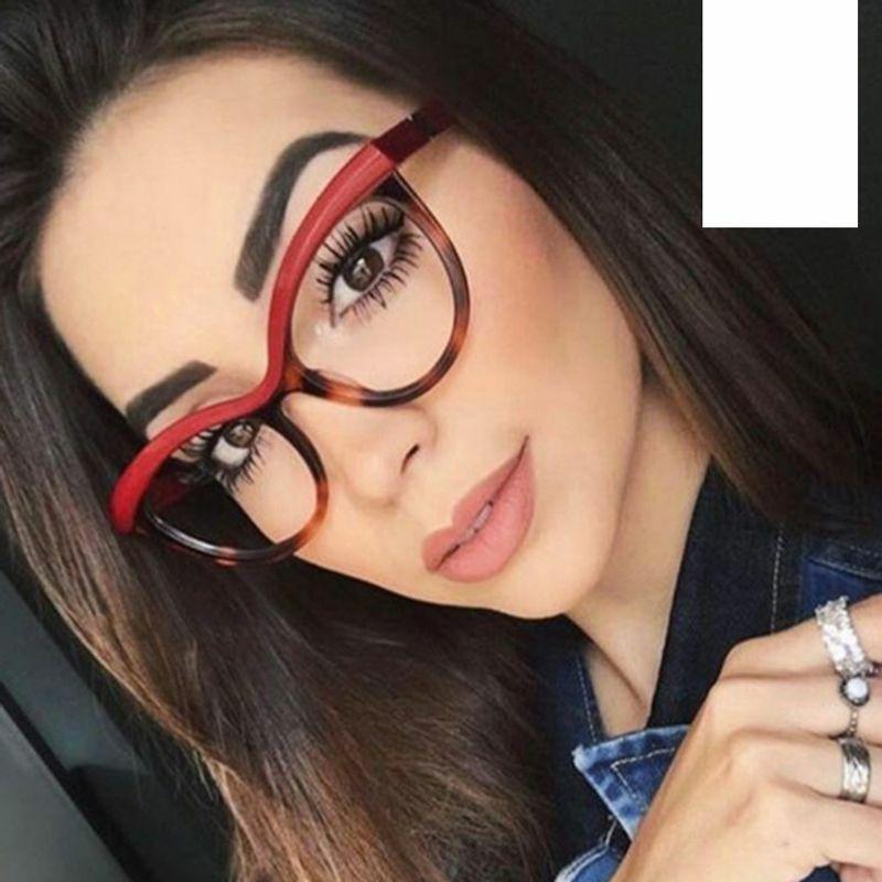 Optical Glasses | fashion cat eye anti-blue light new fashion flat mirror ladies glasses Glasses Optical Glasses