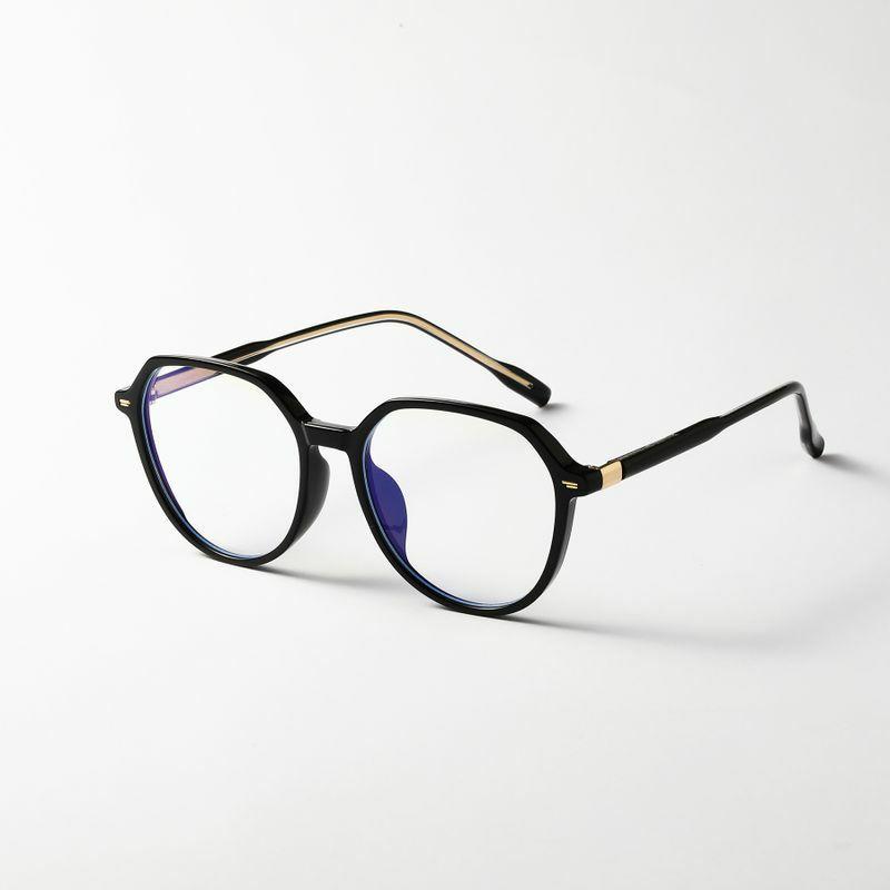 Optical Glasses | glasses blu-ray pin round green frame flat mirror Glasses Optical Glasses