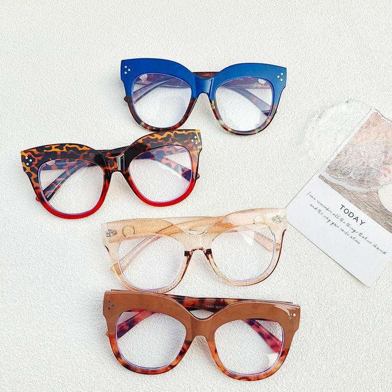 Optical Glasses | IG Style Solid Color Pc Resin Cat Eye Full Frame Optical Glasses Glasses Optical Glasses